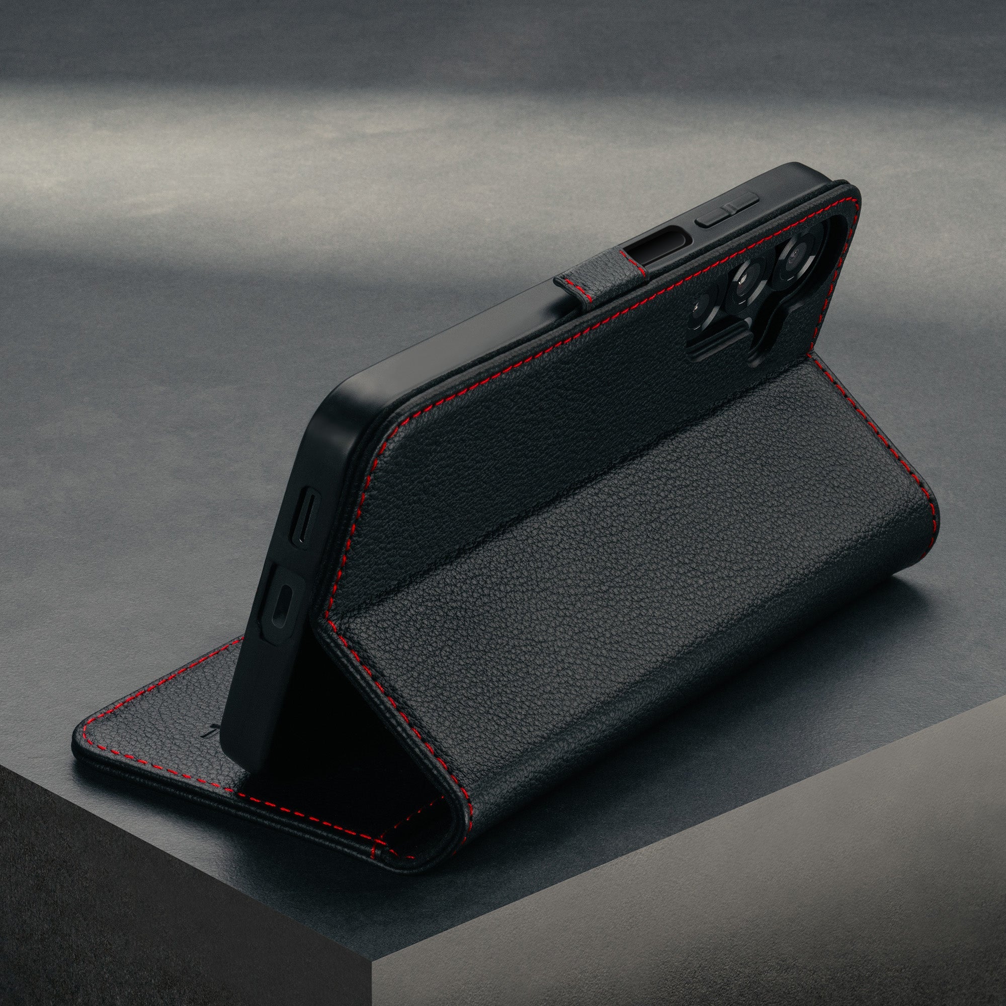 Galaxy A17 Lederhülle (mit Standfunktion) - Image 2