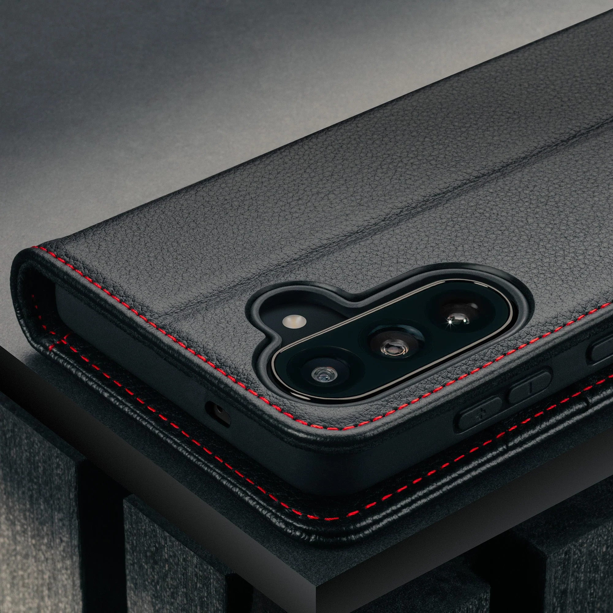 Galaxy A57 Lederhülle (mit Standfunktion) - Image 4