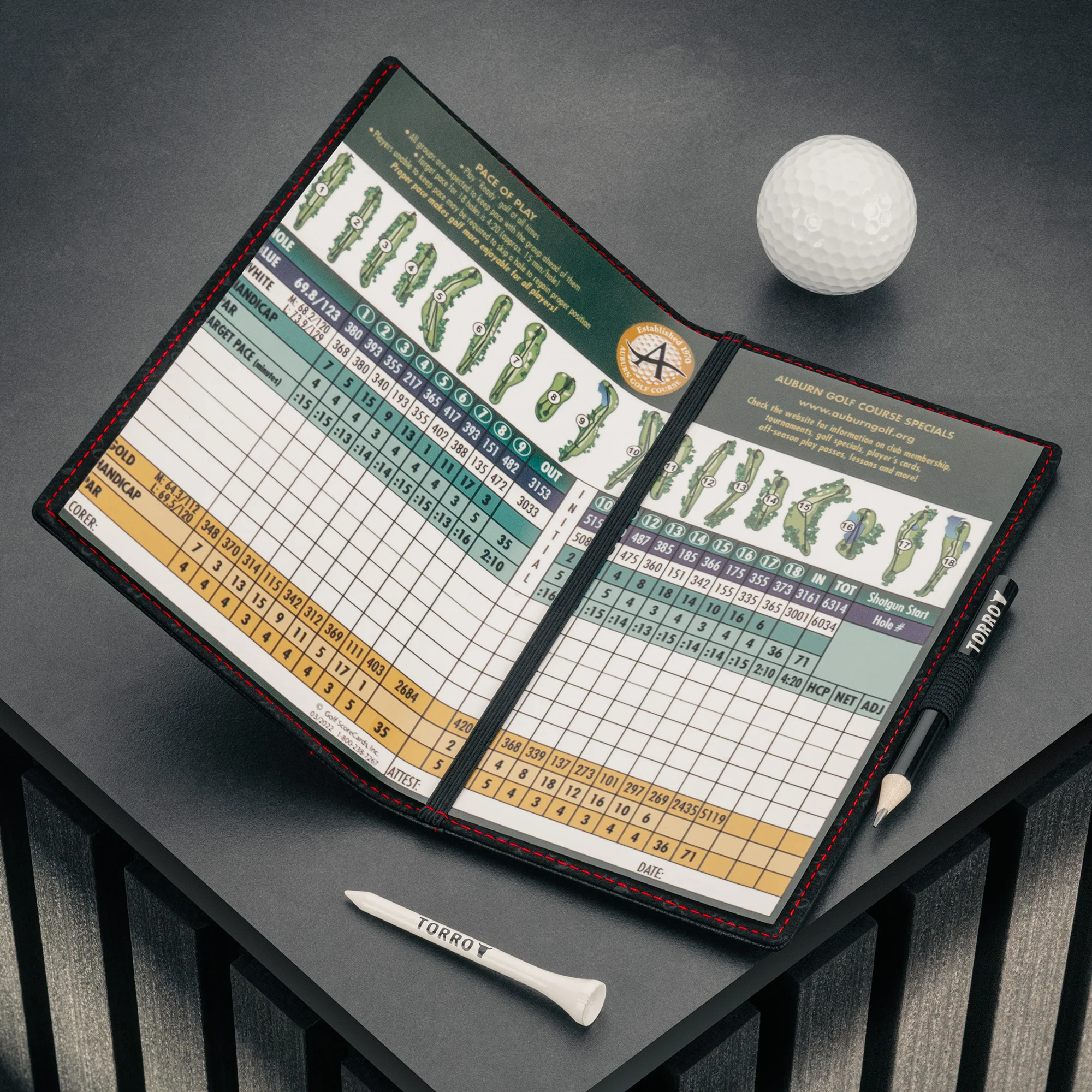 Leder-Golf-Scorecard-Halter (PRO Edition) - Image 3