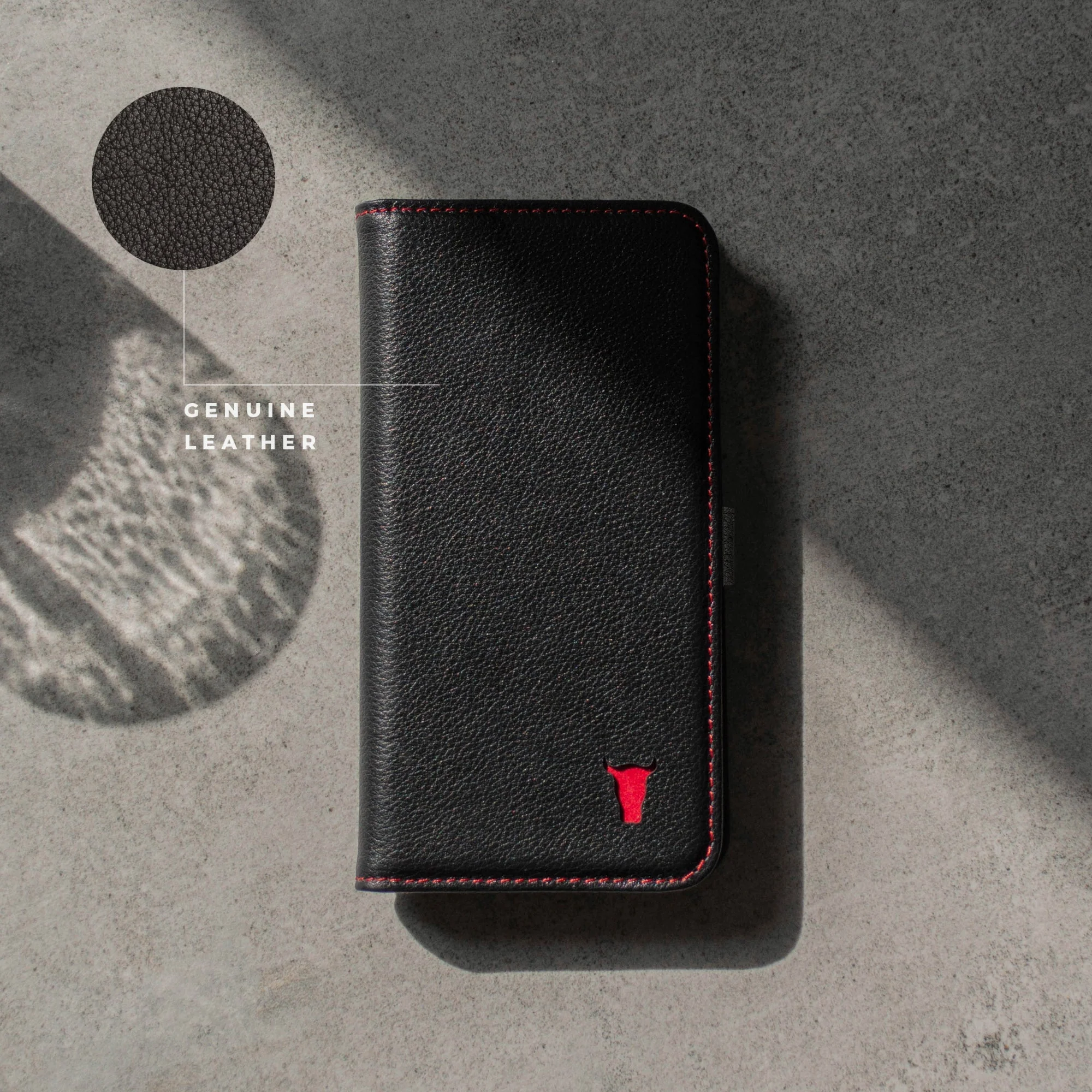 iPhone 11 Pro Lederhülle (mit Standfunktion) - Image 5