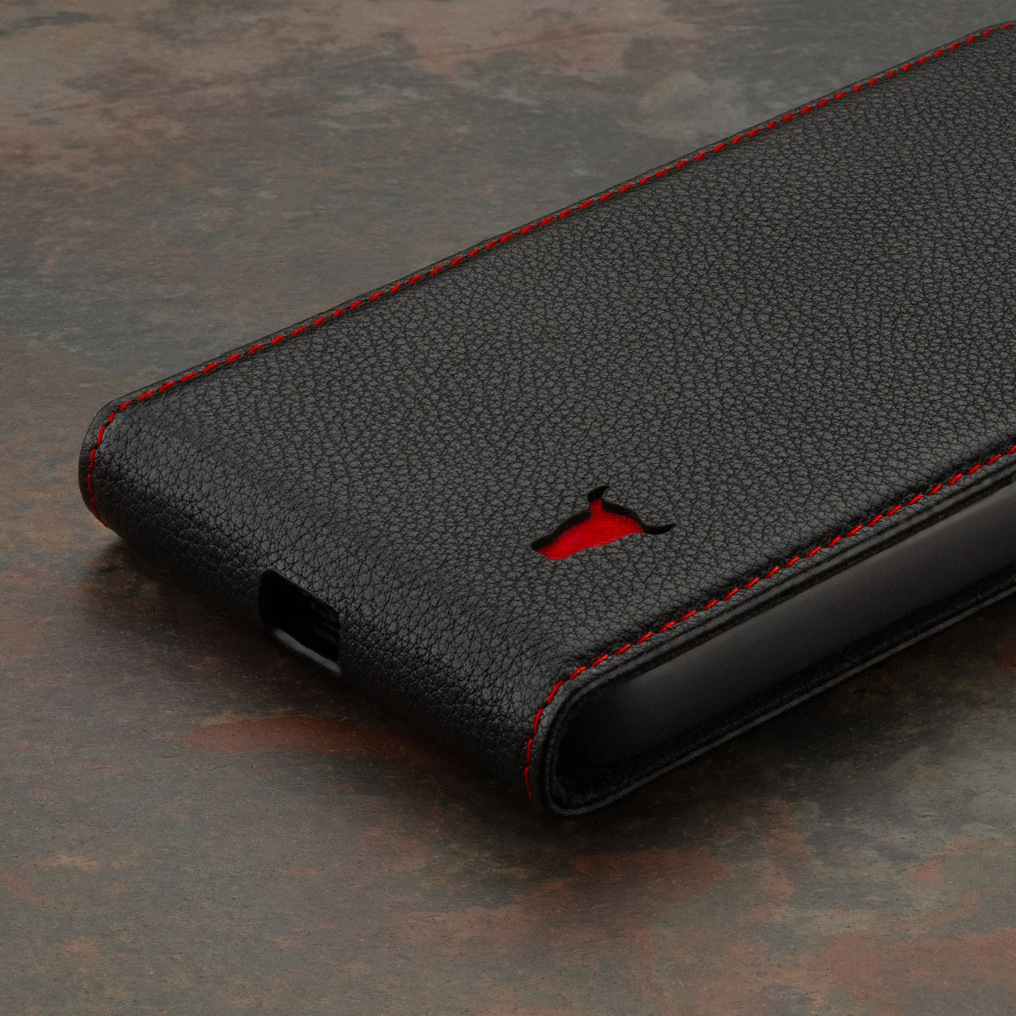 iPhone 15 Pro Leder Flip Hülle - Image 6