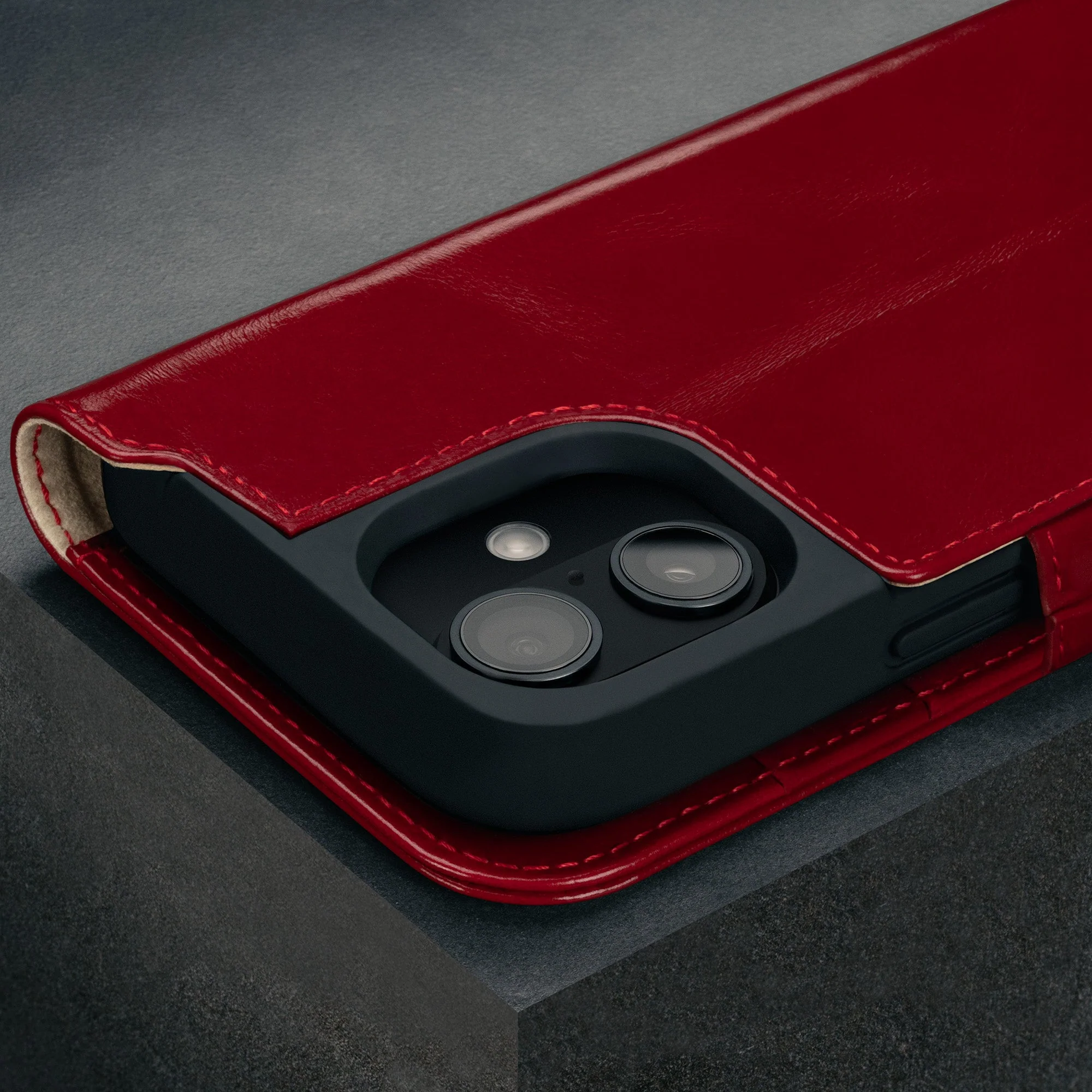 iPhone 16 Lederhülle (mit Standfunktion und MagSafe Laden) - Image 26