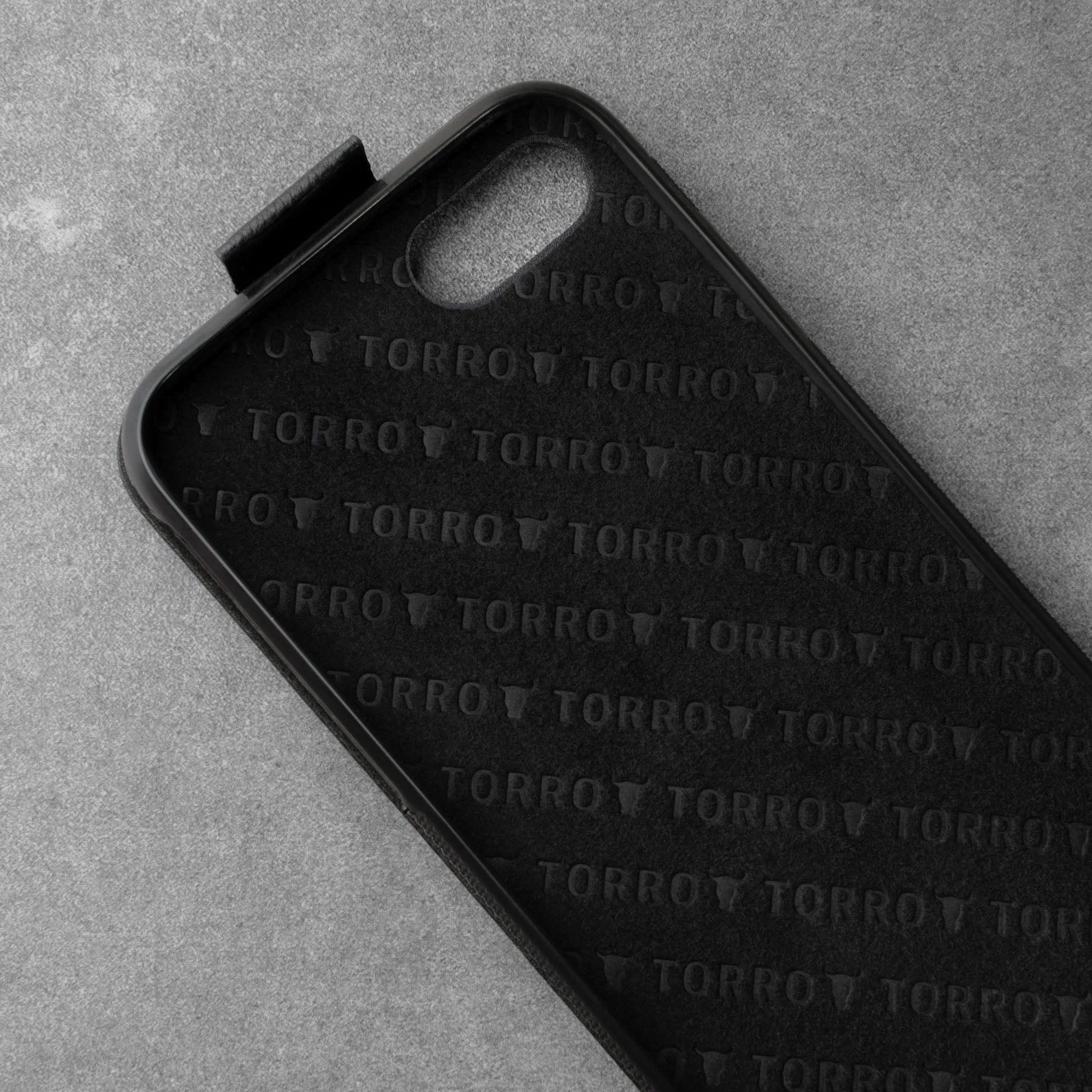 iPhone SE & iPhone 8/7 Leder Flip Hülle - Image 6