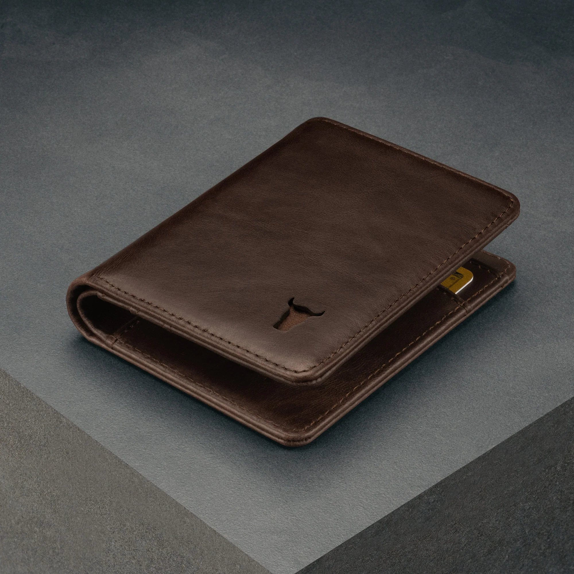 Leder Bifold-Geldbörse (mit RFID-Schutz) - Image 13