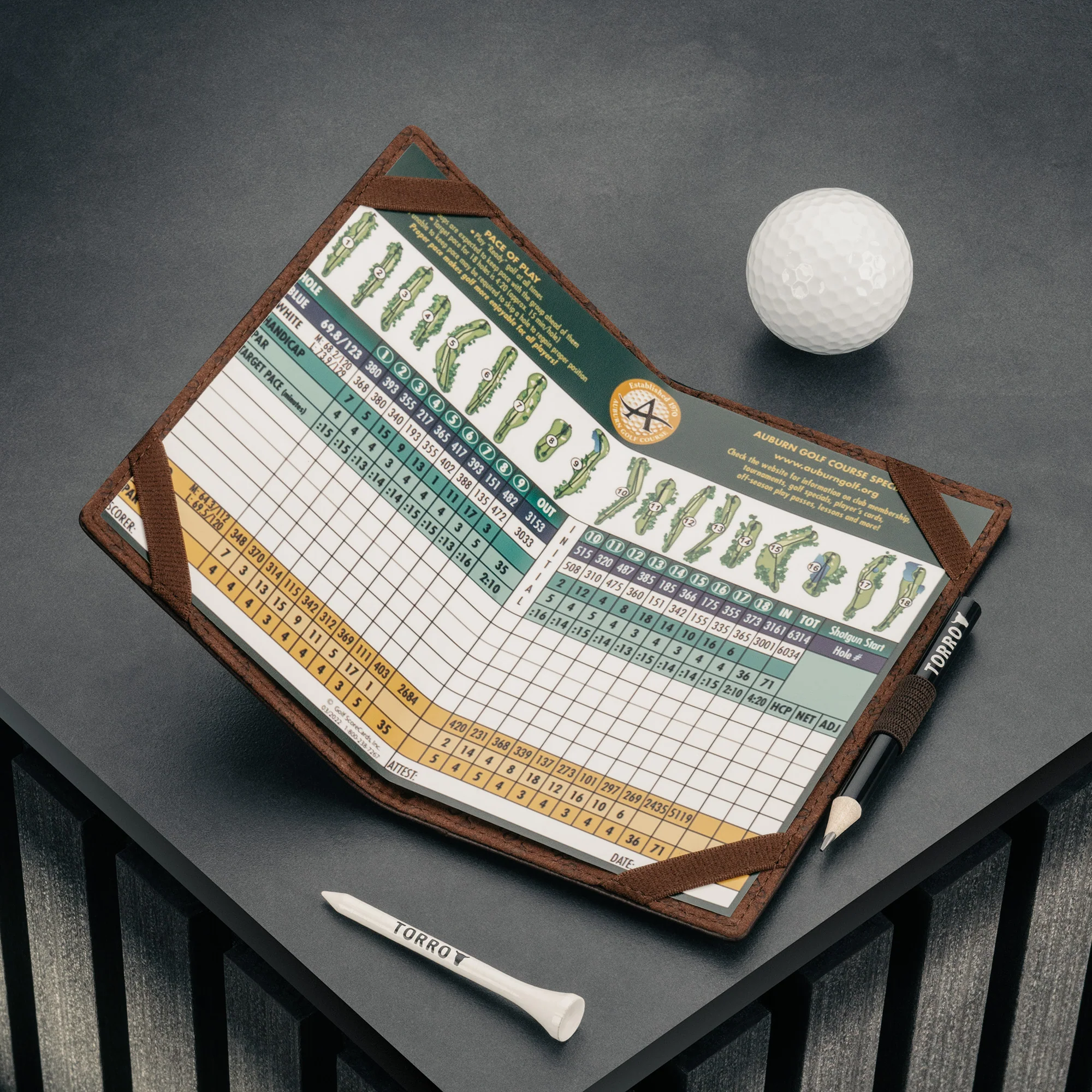 Leder-Golf-Scorecard-Halter - Image 15
