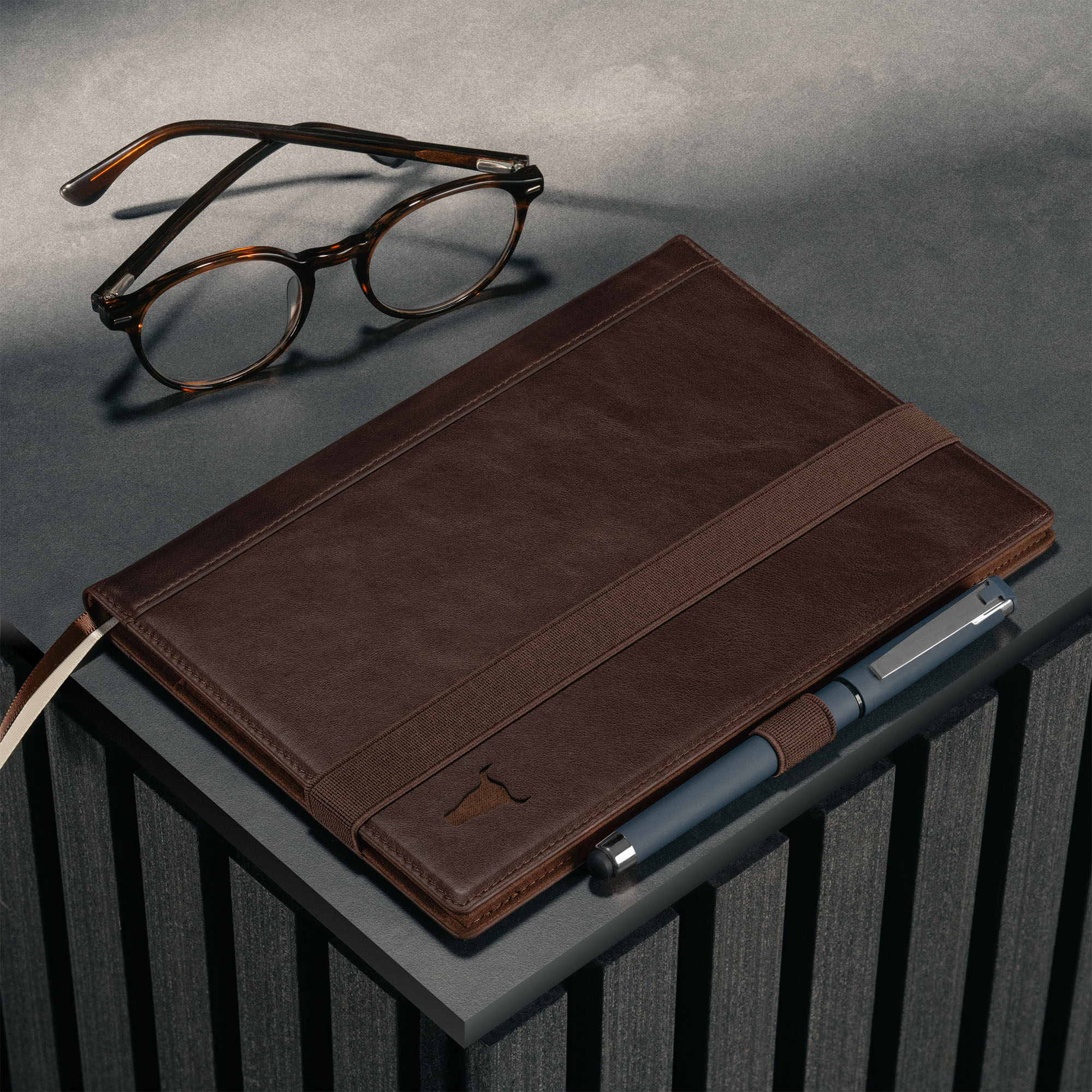A4 / A5 Leder-Notebook-Cover (mit Notebook-Einsatz) - Image 16