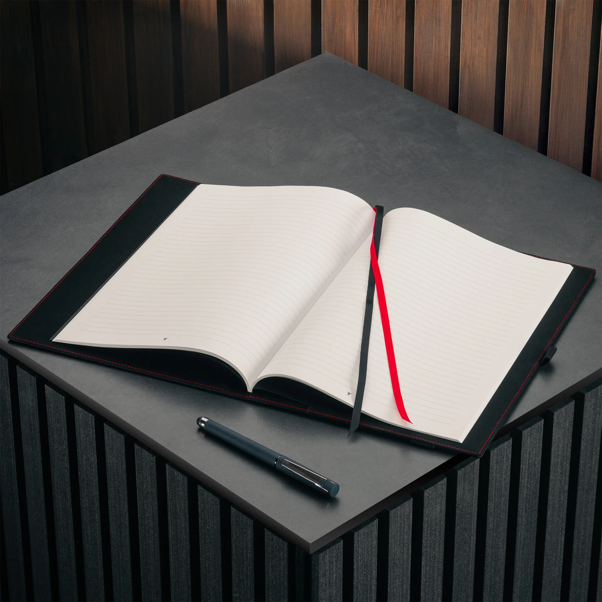 A4 / A5 Leder-Notebook-Cover (mit Notebook-Einsatz) - Image 3