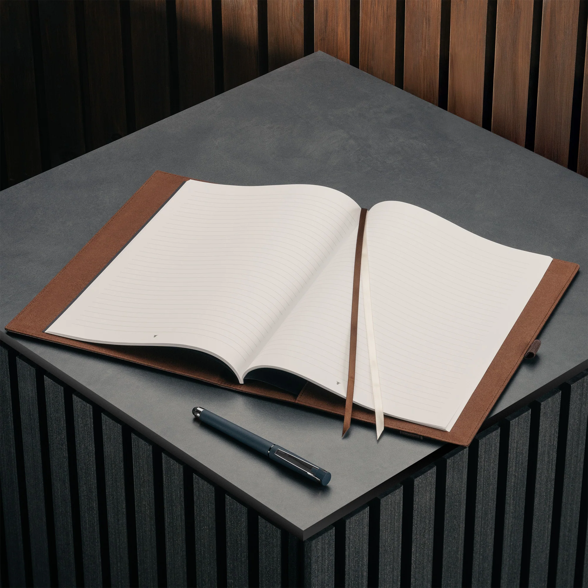 A4 / A5 Leder-Notebook-Cover (mit Notebook-Einsatz) - Image 7