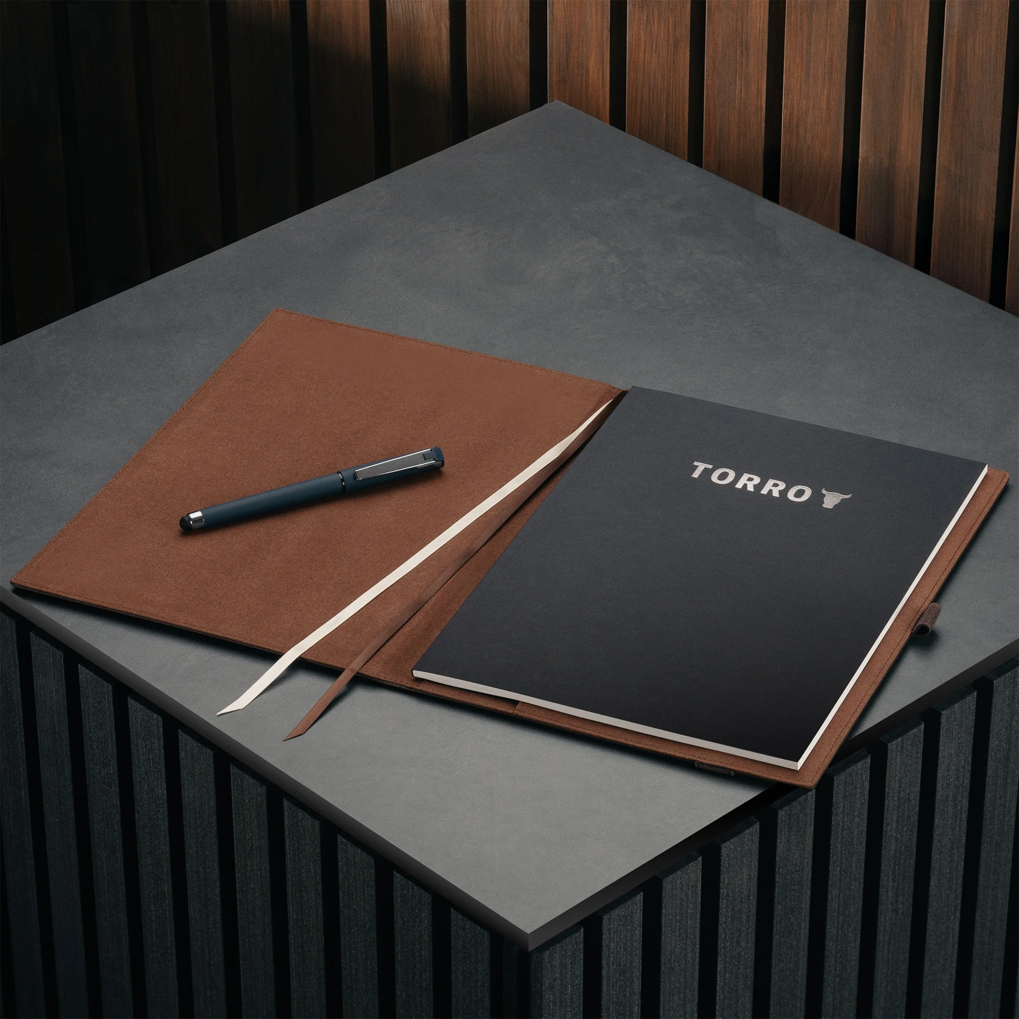 A4 / A5 Leder-Notebook-Cover (mit Notebook-Einsatz) - Image 9